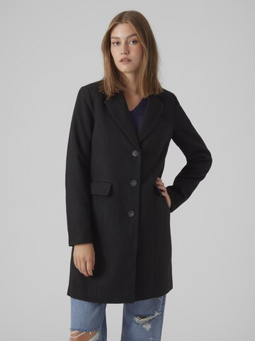 VERO MODA Between-Seasons Coat 'GIANNACINDY' in Black: front