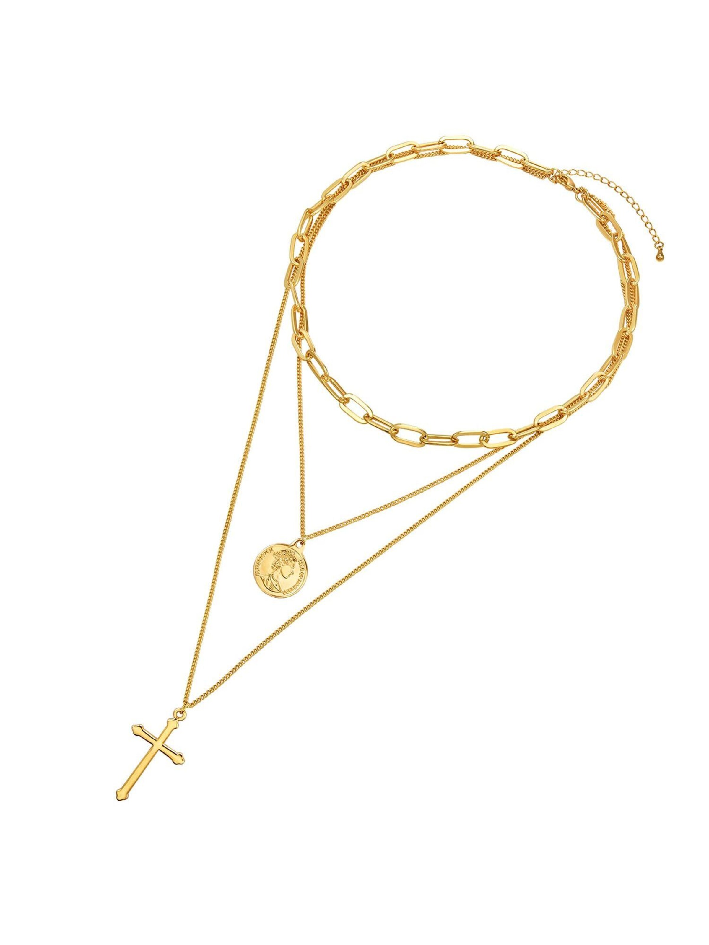 Collana di Lulu & Jane in oro: frontale