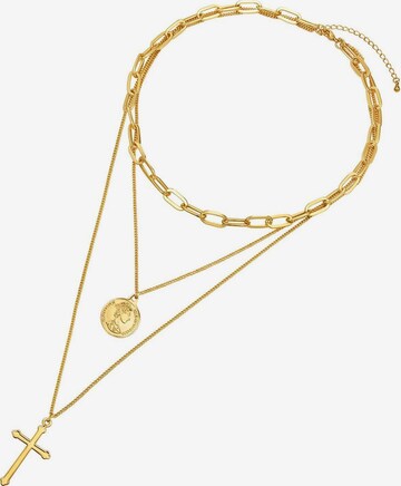 Lulu & Jane Necklace in Gold: front