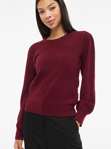 VILA Pullover 'VIMABLE' i rød