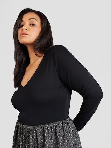 ABOUT YOU Curvy - Vestido 'Geeske' en negro