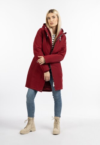 Manteau fonctionnel Schmuddelwedda en rouge