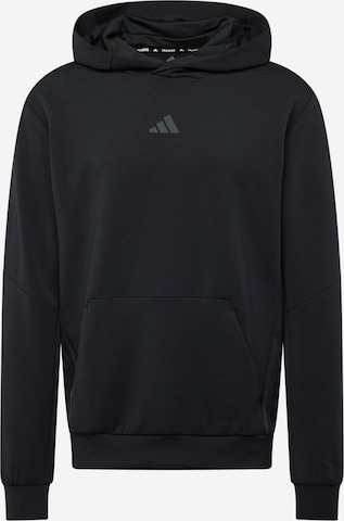 ADIDAS PERFORMANCE Bluzka sportowa 'Designed For Training' w kolorze czarny: przód