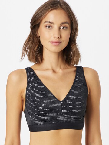 ODLO Triangle Sports Bra in Black: front