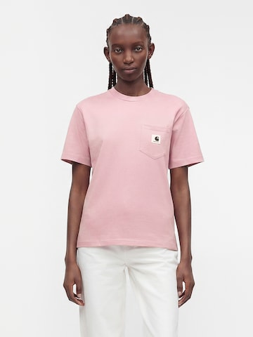 Carhartt WIP Μπλουζάκι σε ροζ: μπροστά