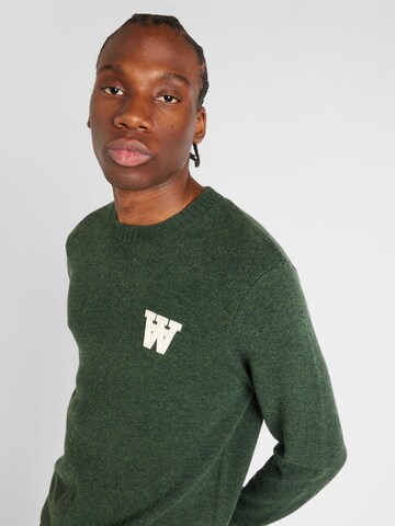 Pull-over 'Tay' WOOD WOOD en vert