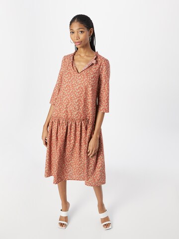 Robe 'Zenobia' Thought en orange : devant