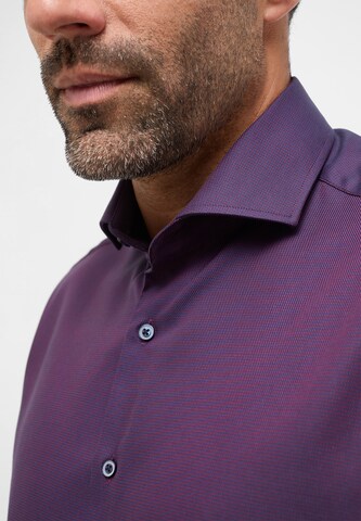 ETERNA Regular fit Button Up Shirt in Purple