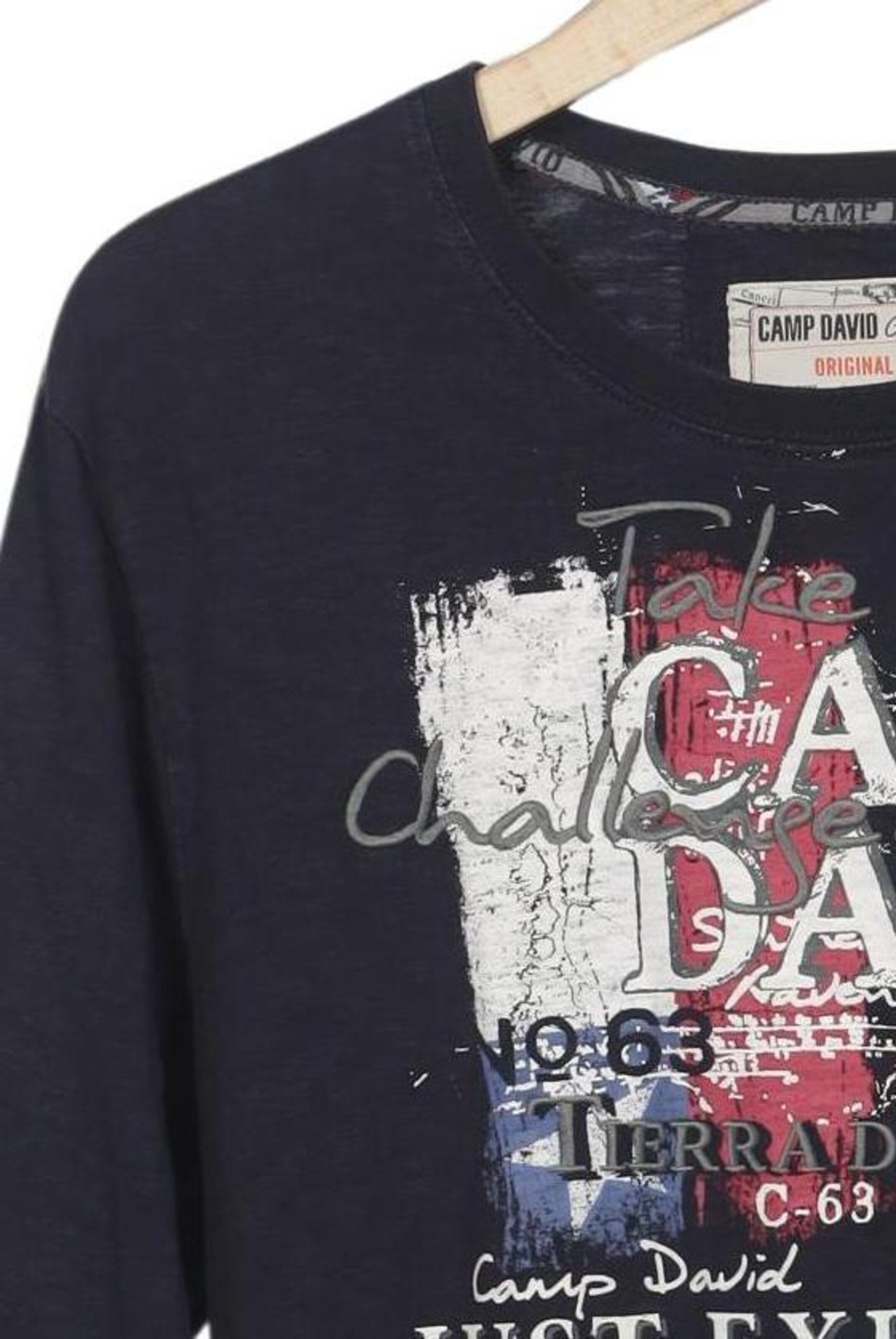 CAMP DAVID Shirt in L in Blue