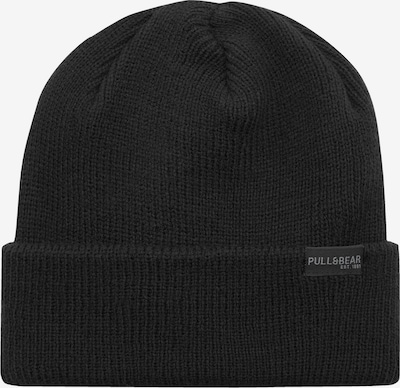 Pull&Bear Mütze in grau / schwarz, Produktansicht