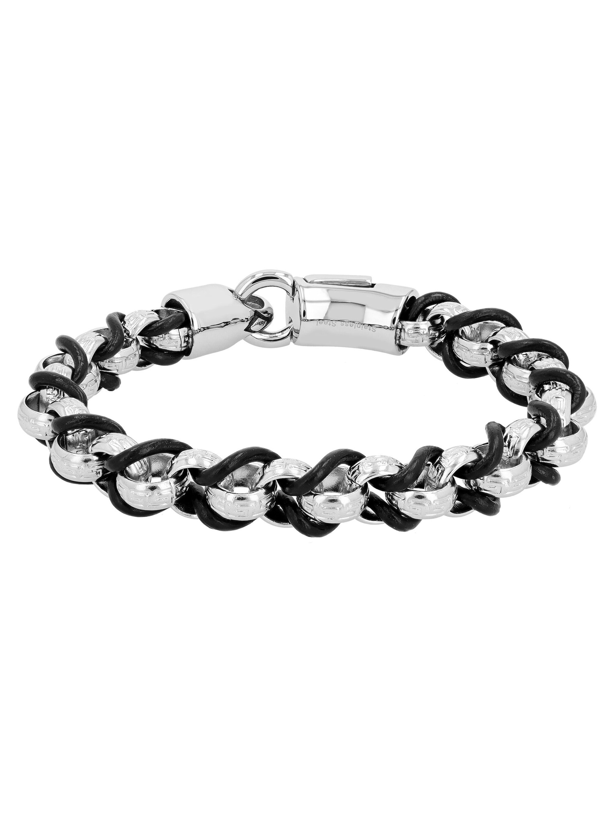 Akzent Bracelet 'Ledal, langlebig' in Silver