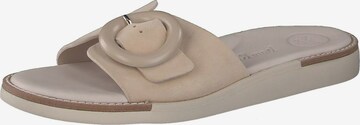 Paul Green Mules in Beige: front