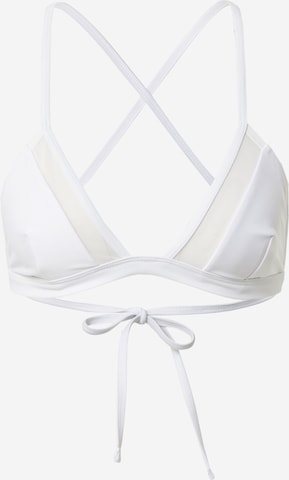 Hunkemöller Triangle Bikini top 'Belize' in White: front