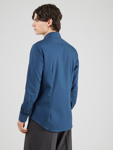 Slim fit Camicia di Michael Kors in blu: dietro