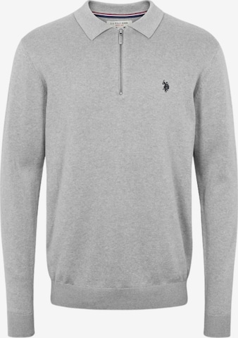 U.S. POLO ASSN. Neulepaita ' UMDave ' värissä harmaa: etupuoli