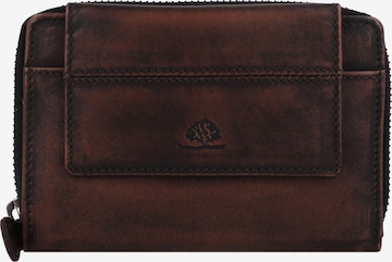 GREENBURRY Wallet 'Destressed' in Brown: front