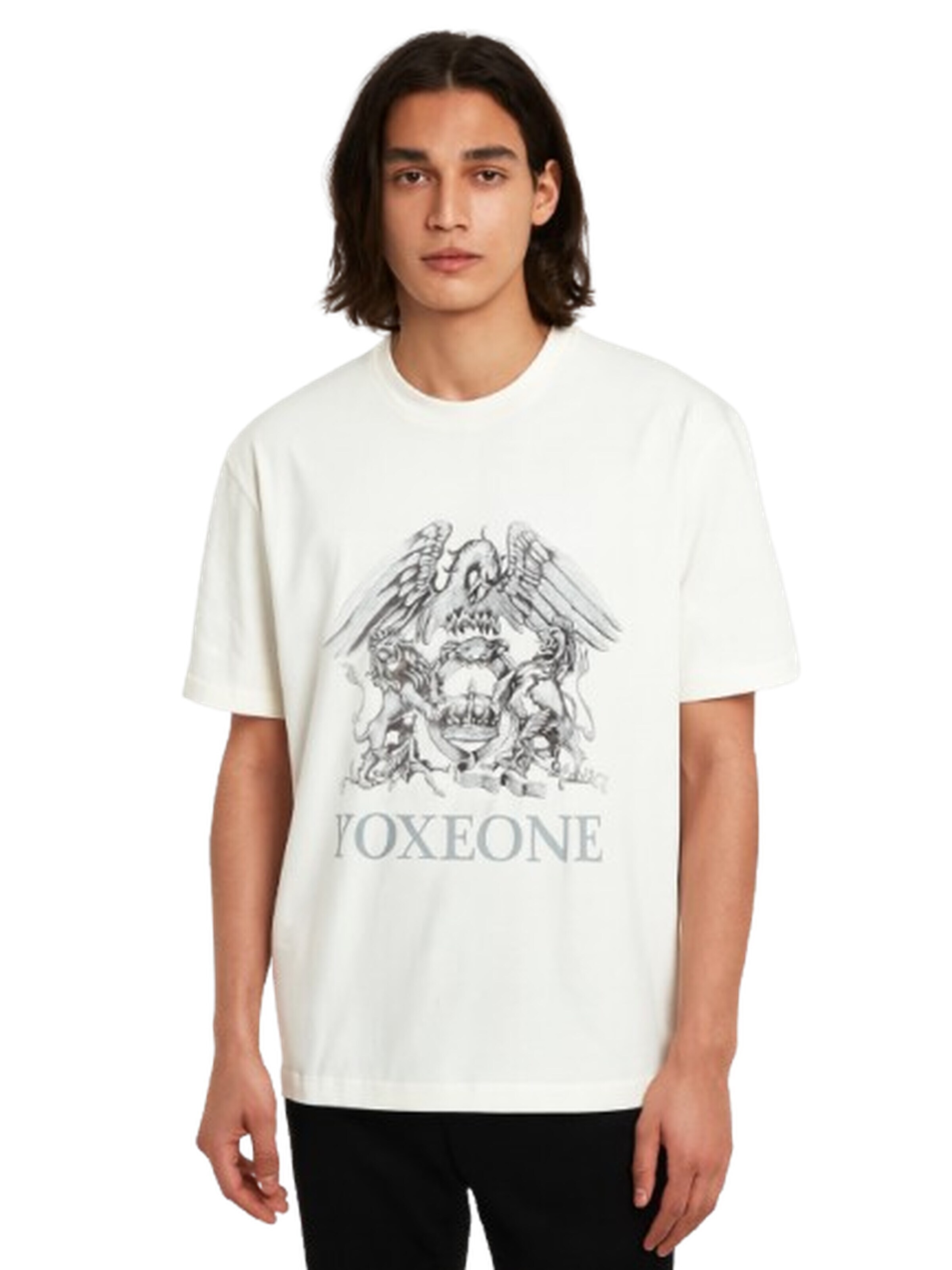 Yoxeone Shirt 'QUEEN'‌‌‌‌‌‌‌ in Weiß