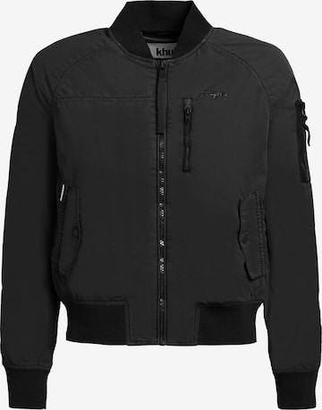 khujo Kurtka przejściowa 'Zaria' w kolorze czarny: przód
