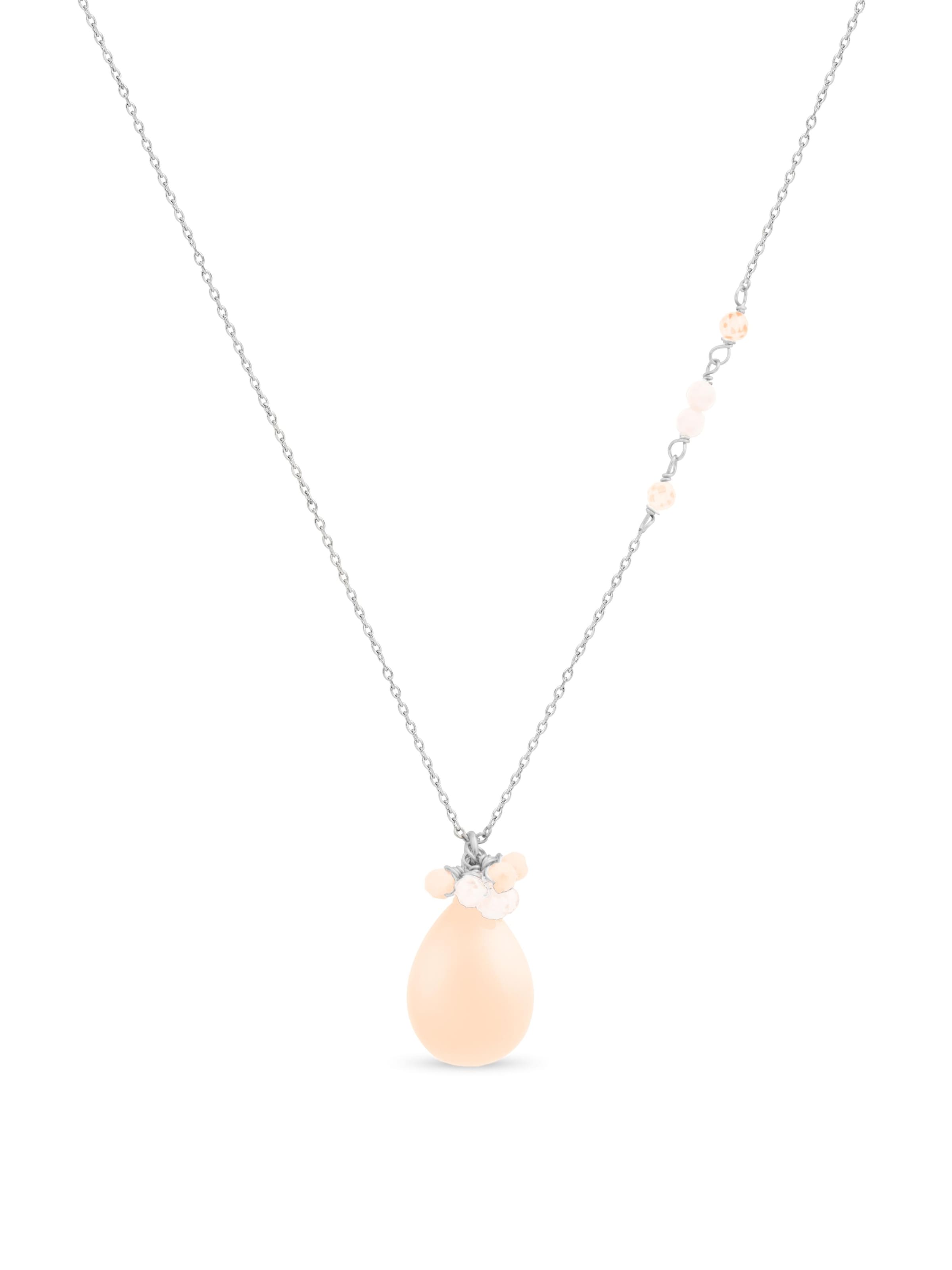 Luxenter Necklace 'Adak' in Orange: front