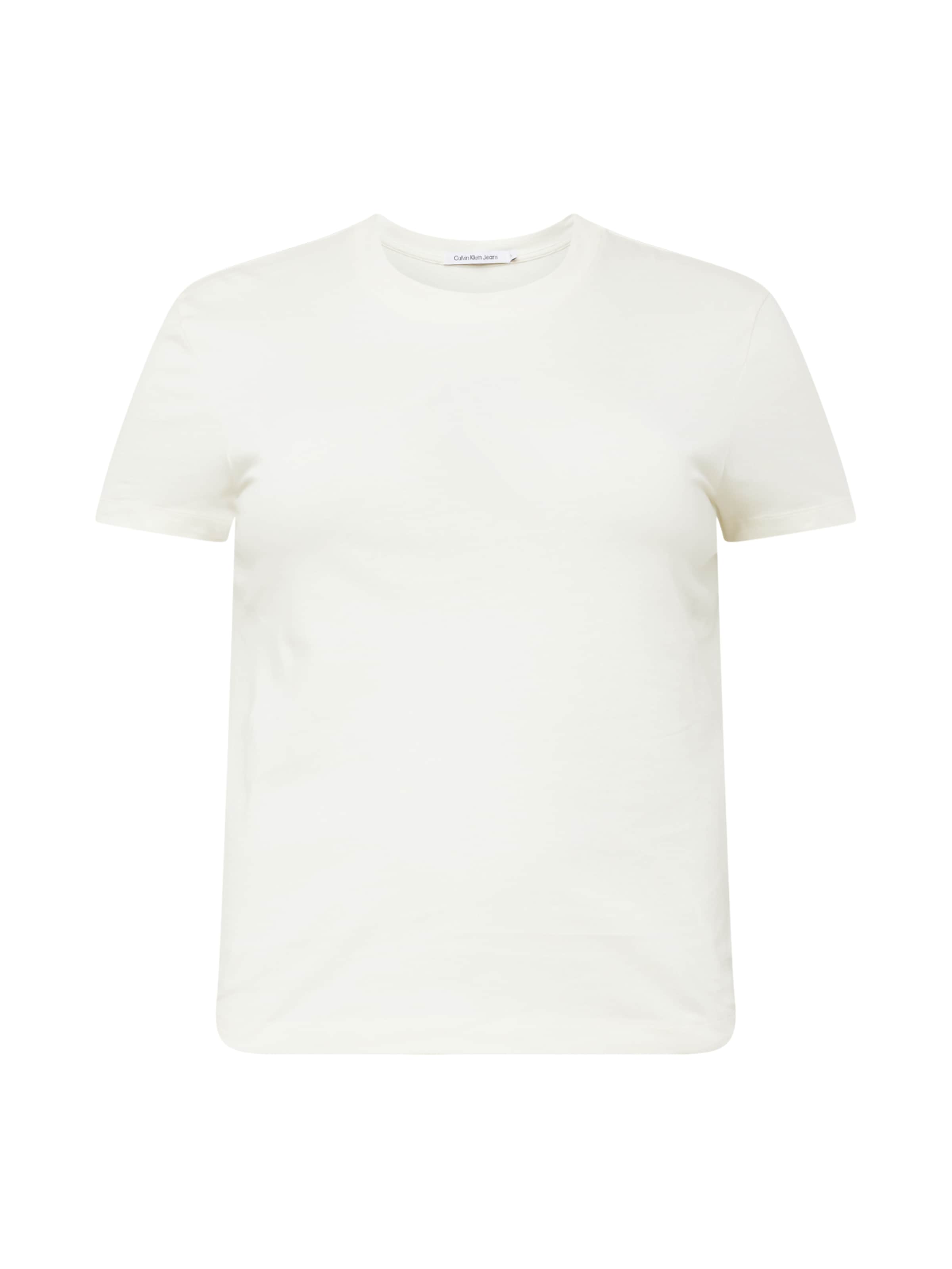 Calvin Klein Jeans Curve T-Shirt in Weiß: Vorderseite