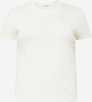 Calvin Klein Jeans Curve T-Shirt in Weiß: predná strana