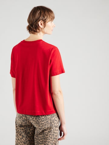 SELECTED T-Shirt 'SLFESSENTIAL' in Rot