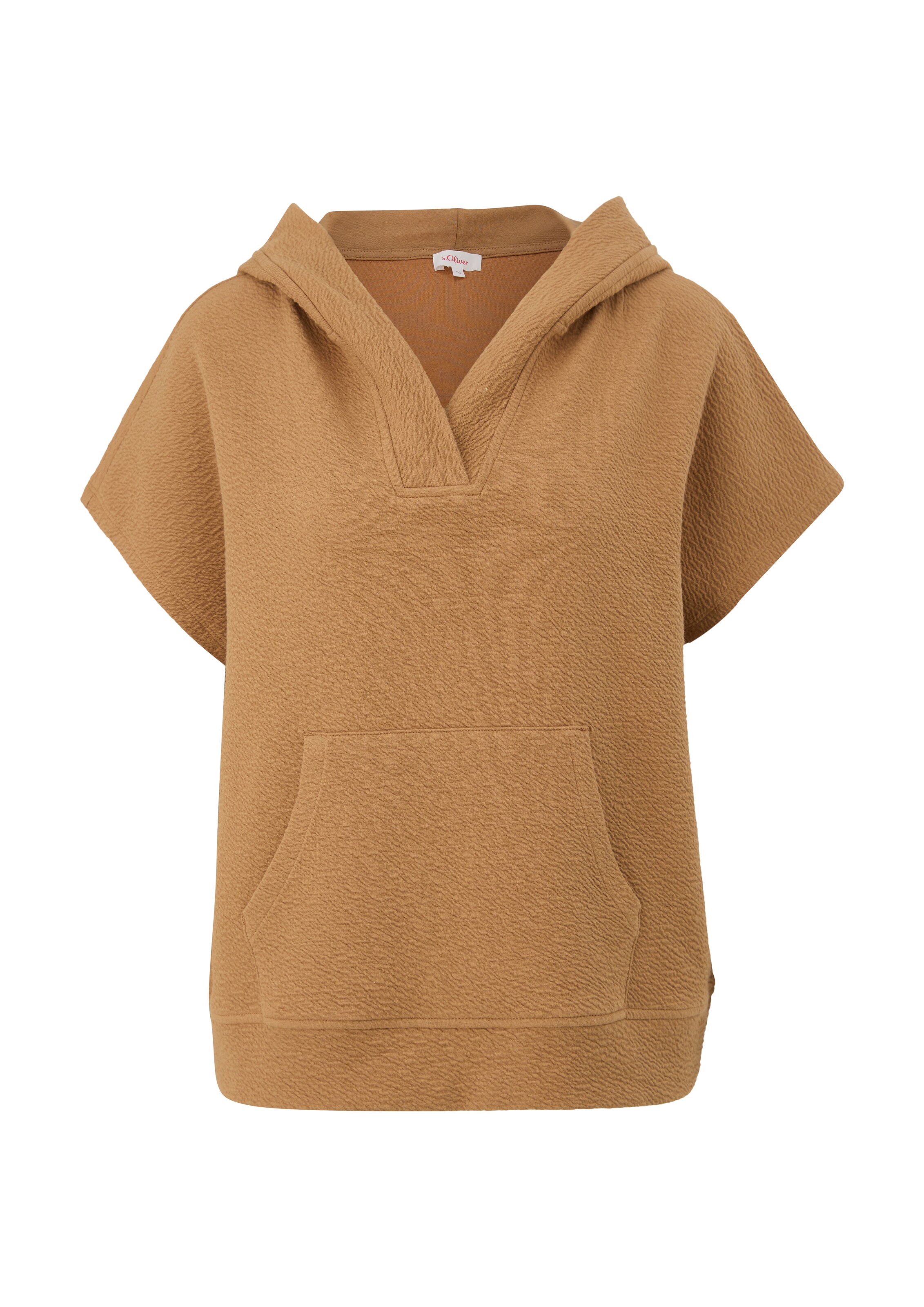 Sweat-shirt s.Oliver en marron : devant