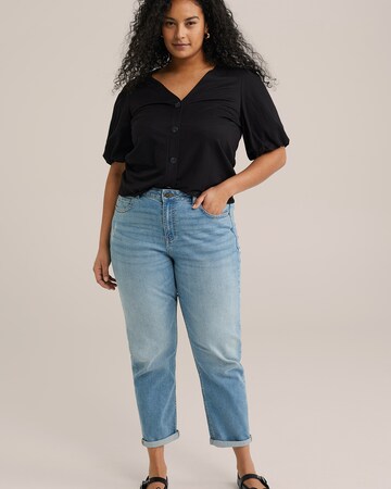 WE Fashion Bluse in Schwarz