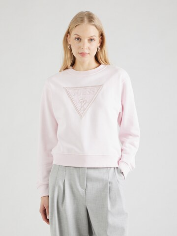 GUESS Majica | roza barva: sprednja stran