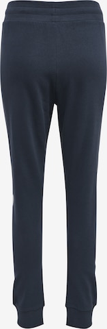 Hummel Zúžený Sportovní kalhoty 'Legacy' – modrá