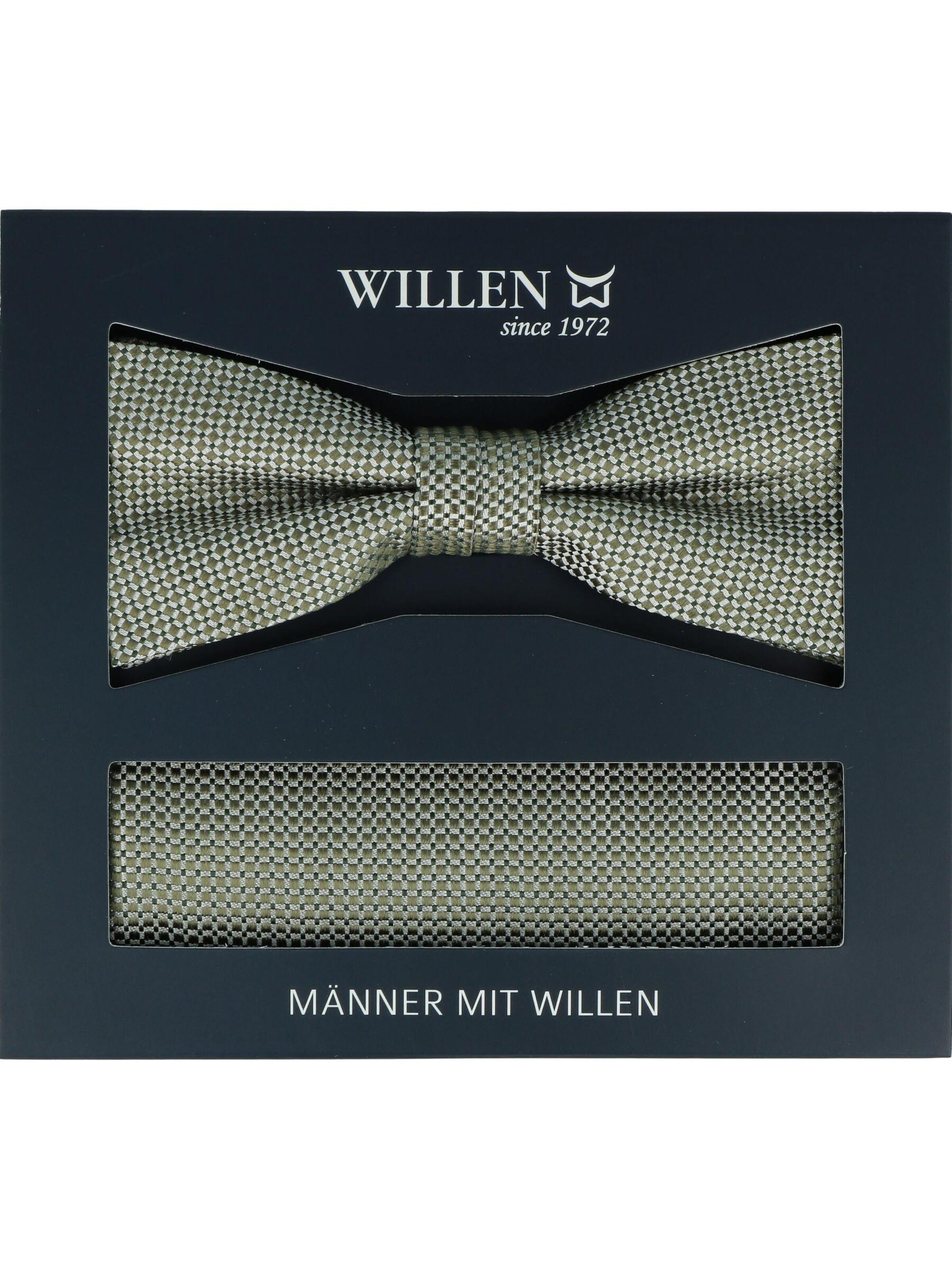 WILLEN Fliege 'Pastell Uninah'‌‌‌‌ in Grün