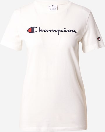 Champion Authentic Athletic Apparel Tričko 'Classic' – bílá: přední strana