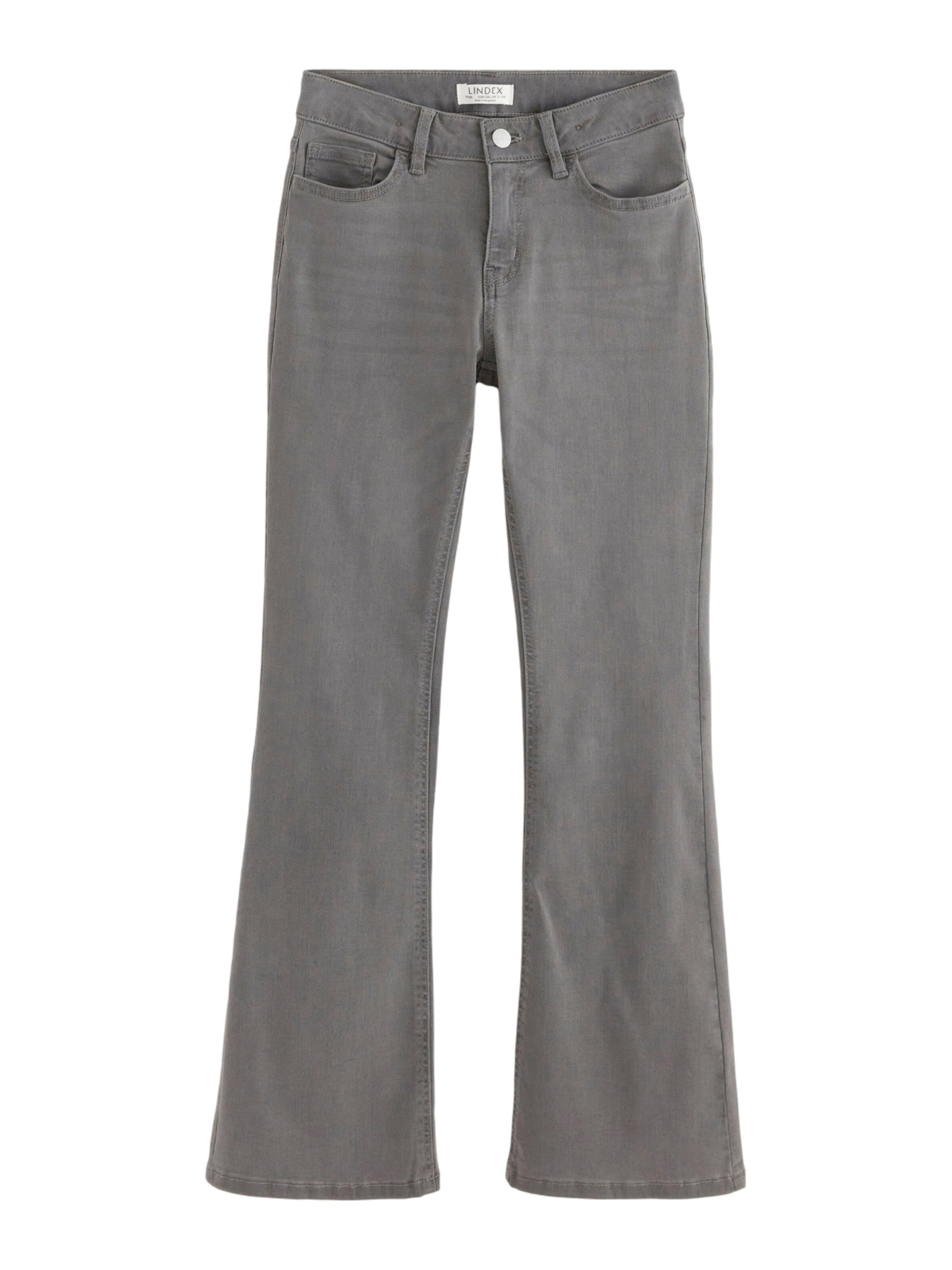 pilka Lindex Platėjantis Džinsai 'Freja': priekis
