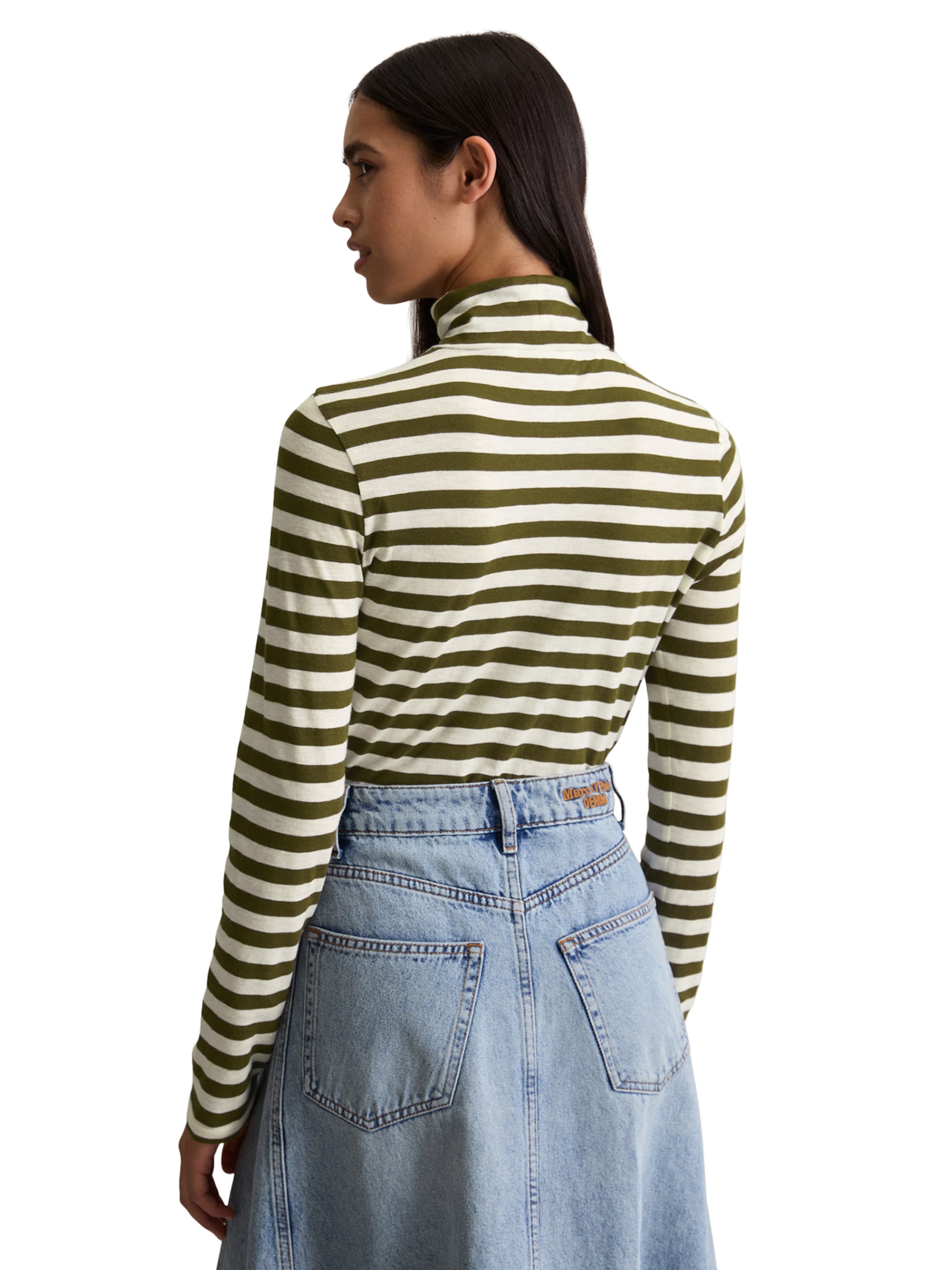 Tricou de la Marc O'Polo DENIM pe verde