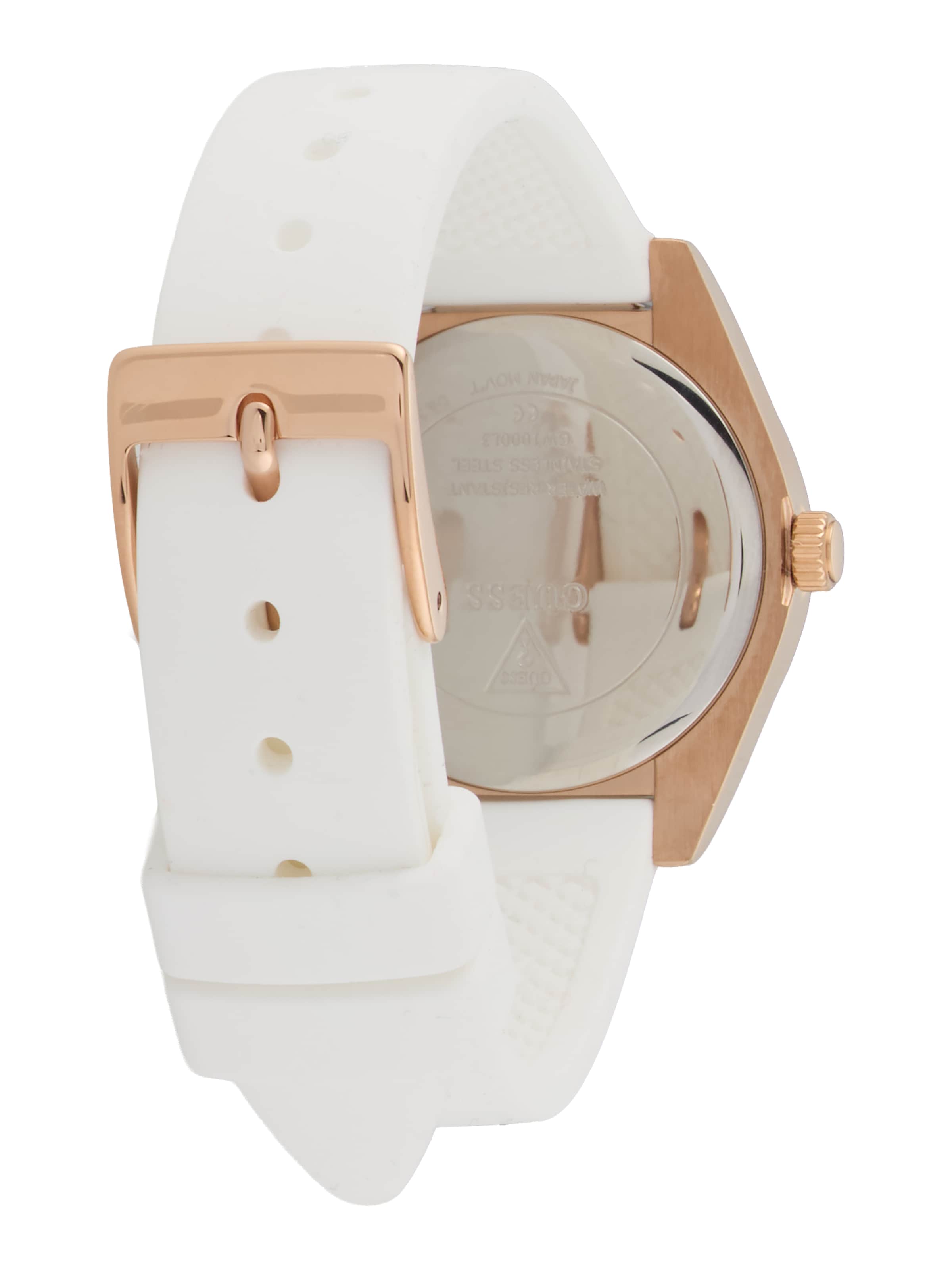 GUESS Analoginen kello 'MINI LUNA' värissä valkoinen