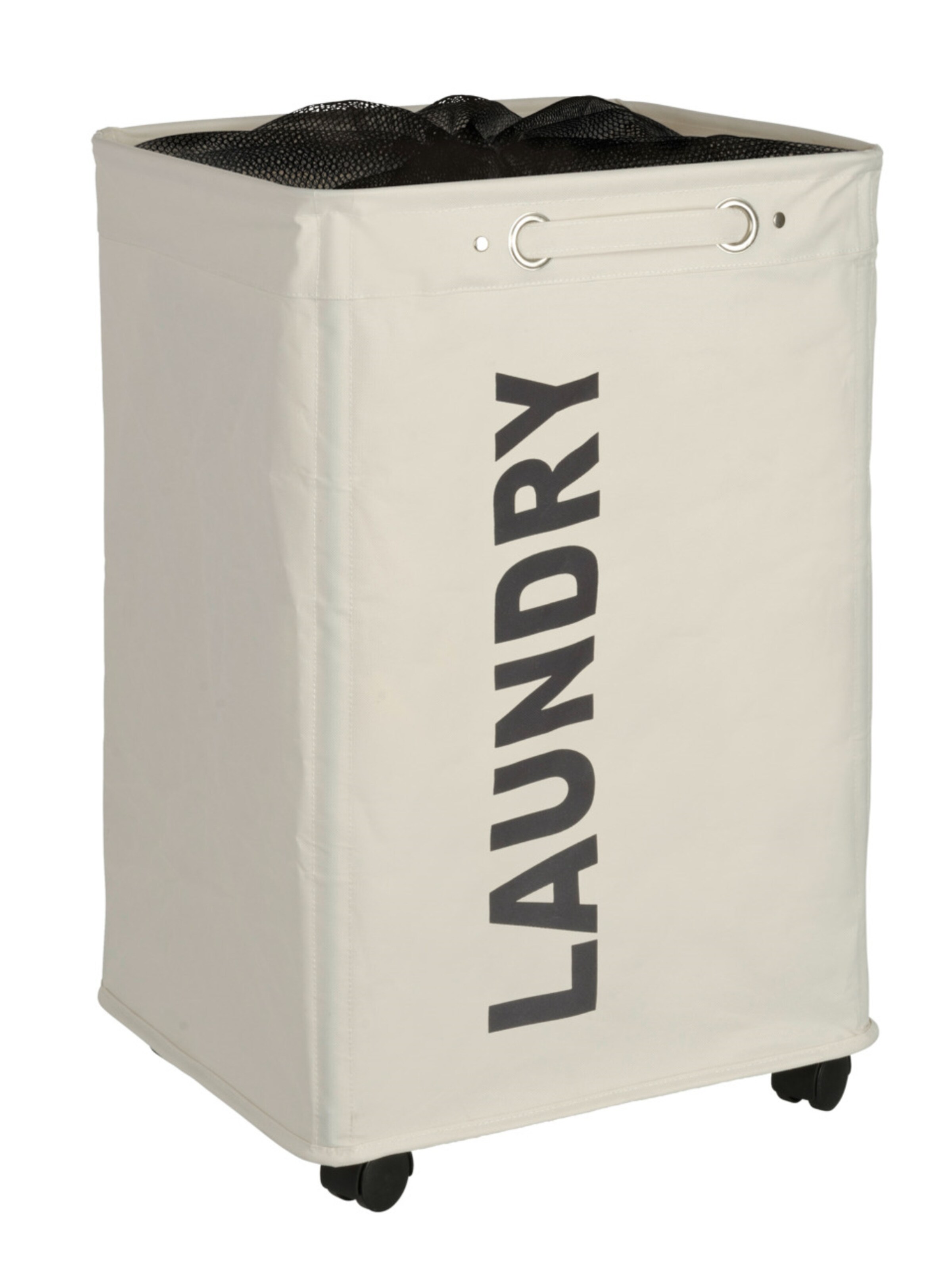 Wenko Laundry Basket 'Quadro' in Beige