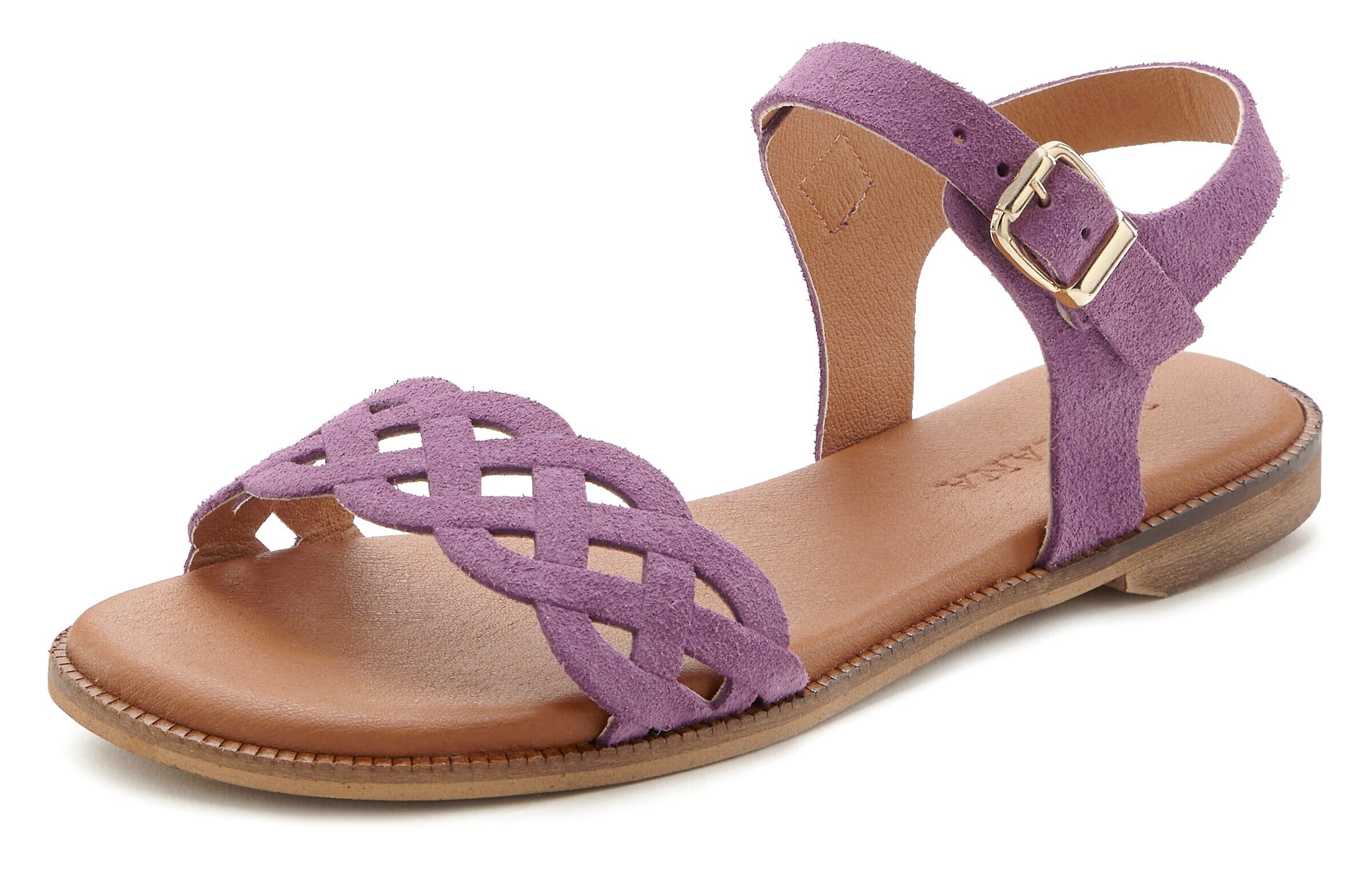 LASCANA Sandaal, värv lilla: eest vaates