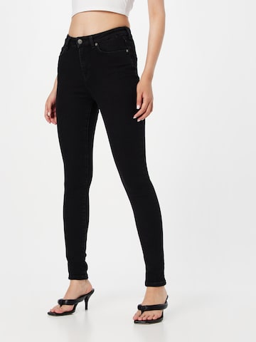 Skinny Jean SELECTED FEMME en noir : devant