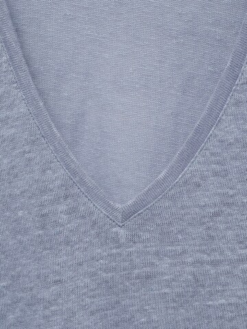 Tricou 'LINITO' de la MANGO pe albastru