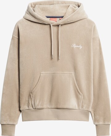 Sweat-shirt Superdry en gris : devant