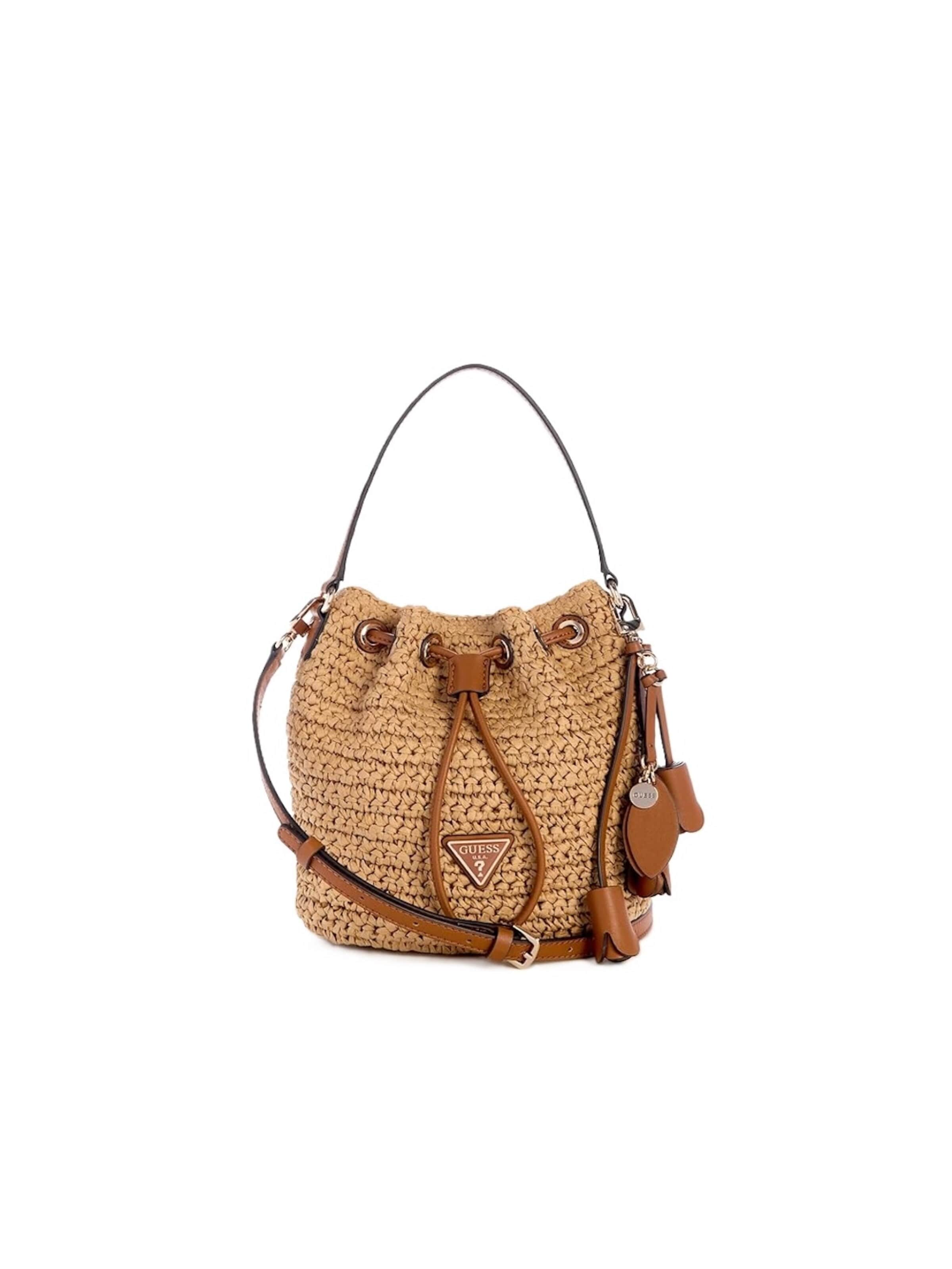 GUESS Schoudertas 'WG992303' in Beige: voorkant