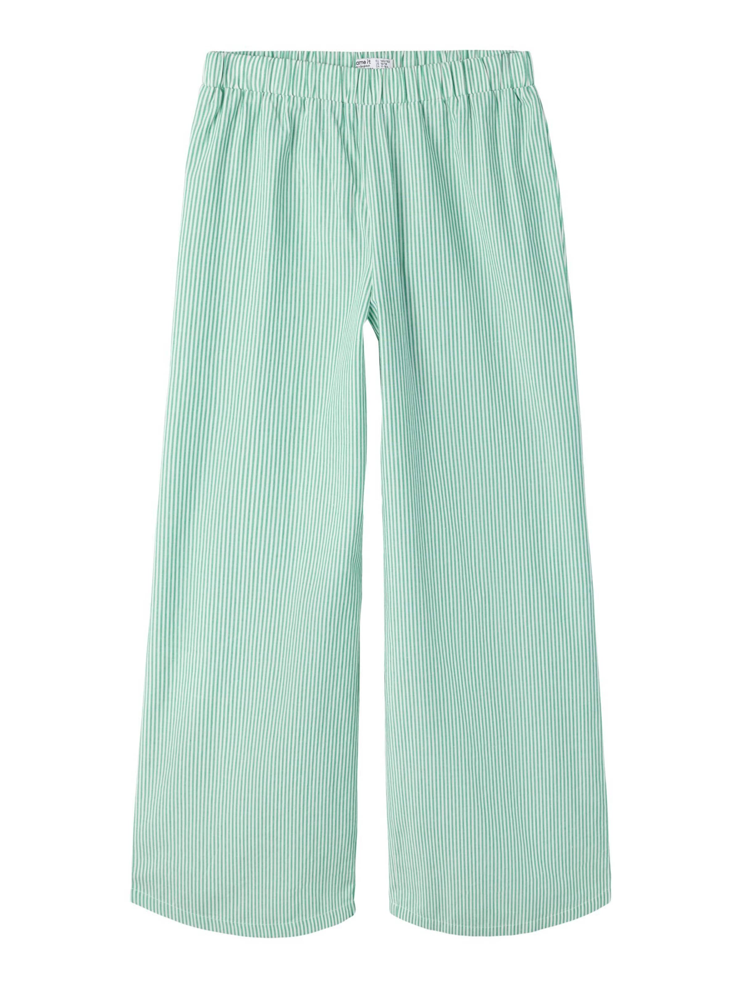 Wide leg Pantaloni di NAME IT in verde: frontale