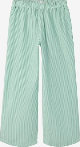 Wide leg Pantaloni di NAME IT in verde: frontale