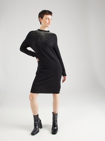 ZABAIONE - Vestido de malha 'Am44ber' em preto: frente