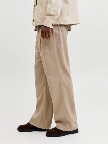 JACK & JONES Wide leg Bandplooibroek in Groen