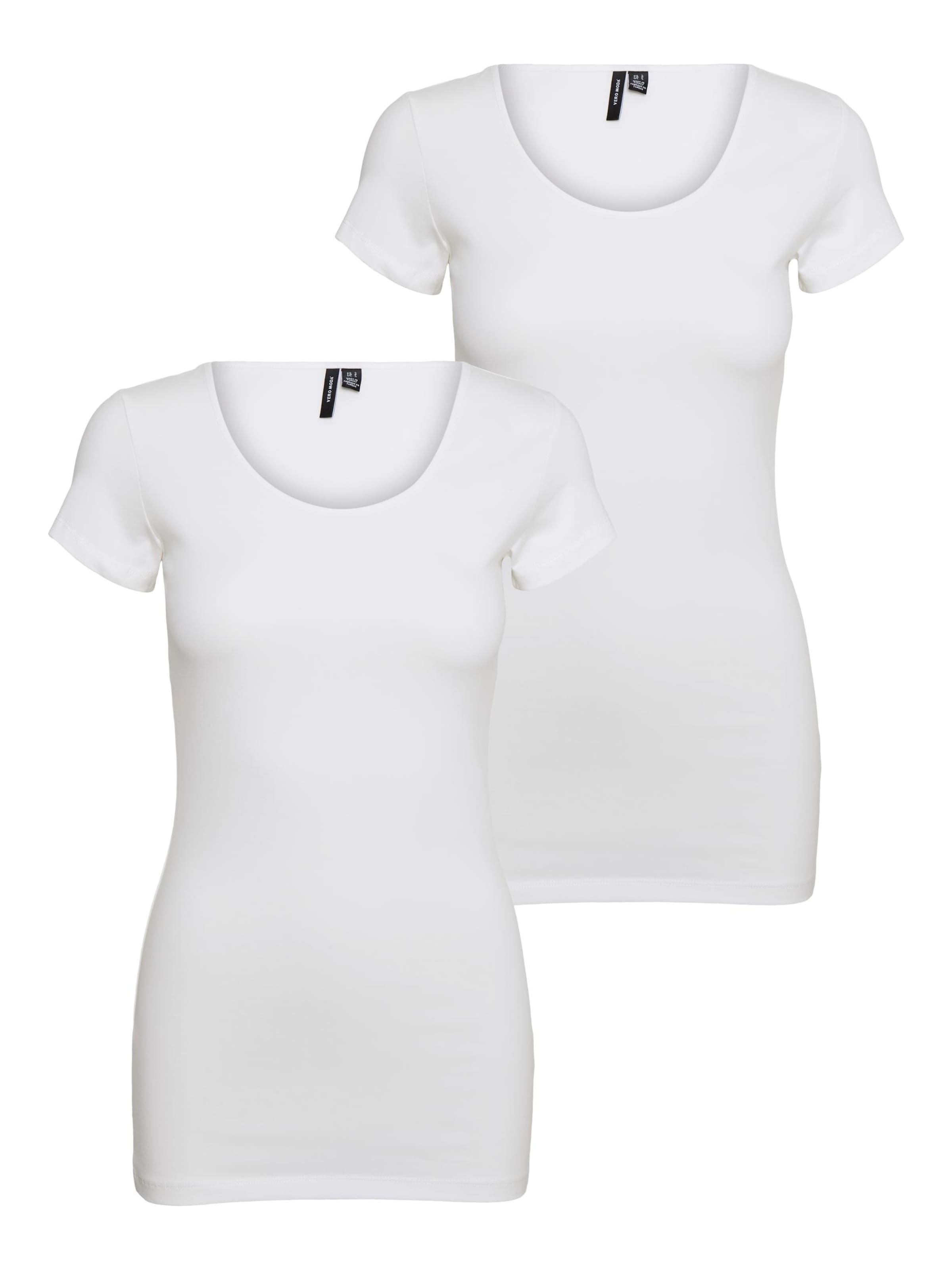 VERO MODA Shirt 'Maxi' in White: front