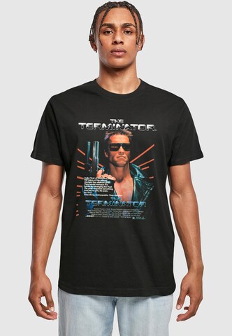T-Shirt 'The Terminator - No Fear' Merchcode en noir : devant