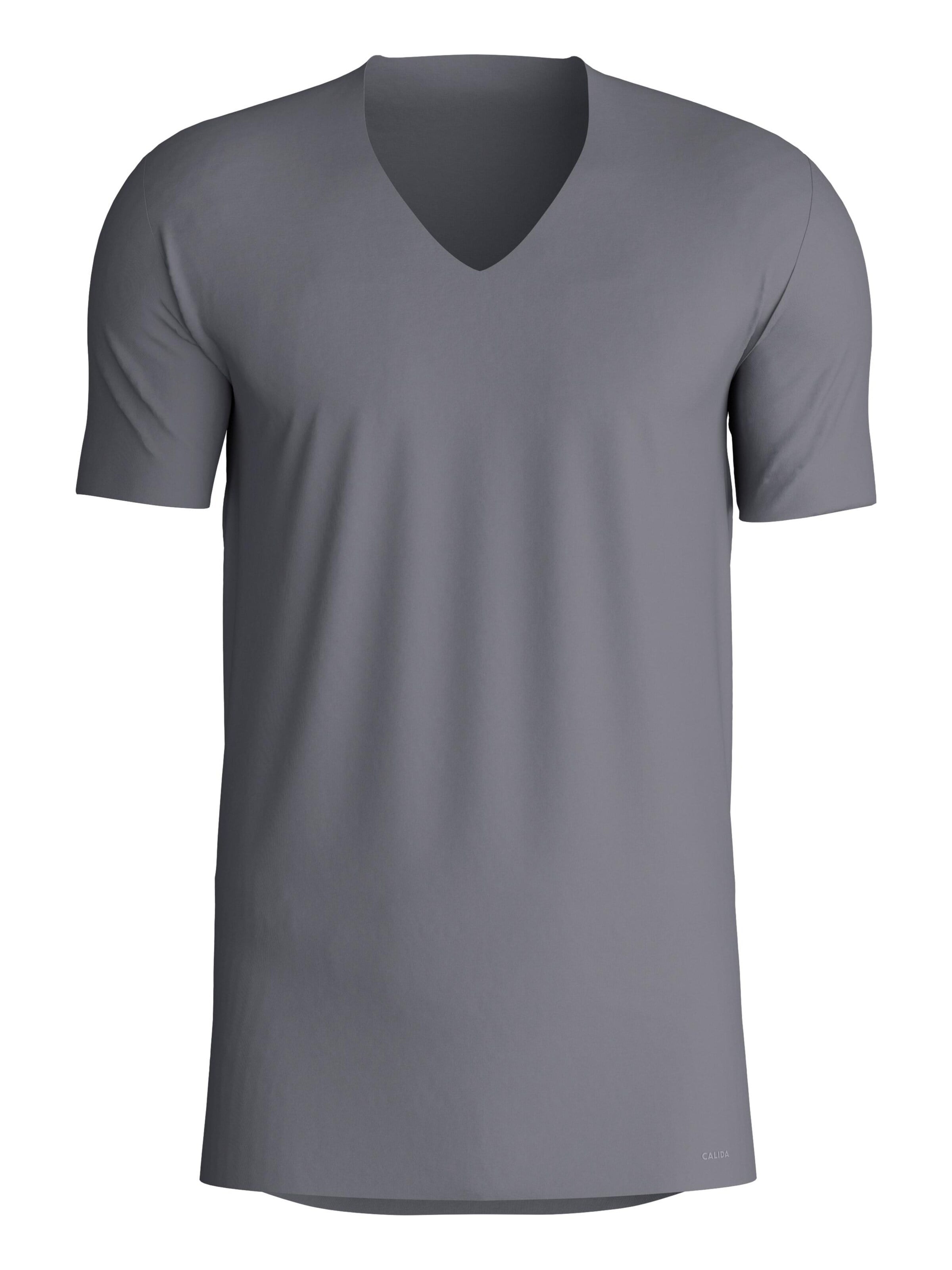 CALIDA Undershirt 'Clean Line' in Grey: front