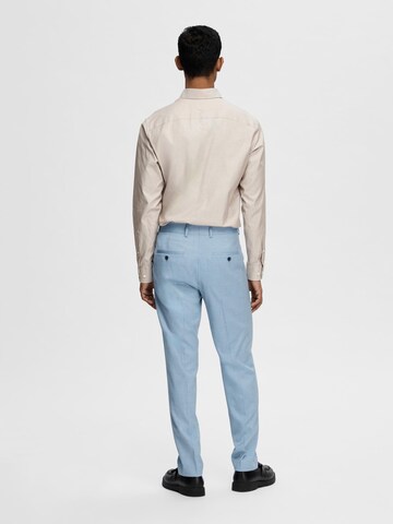 SELECTED Kitsas lõige Triiksärk 'Ethan', värv beež