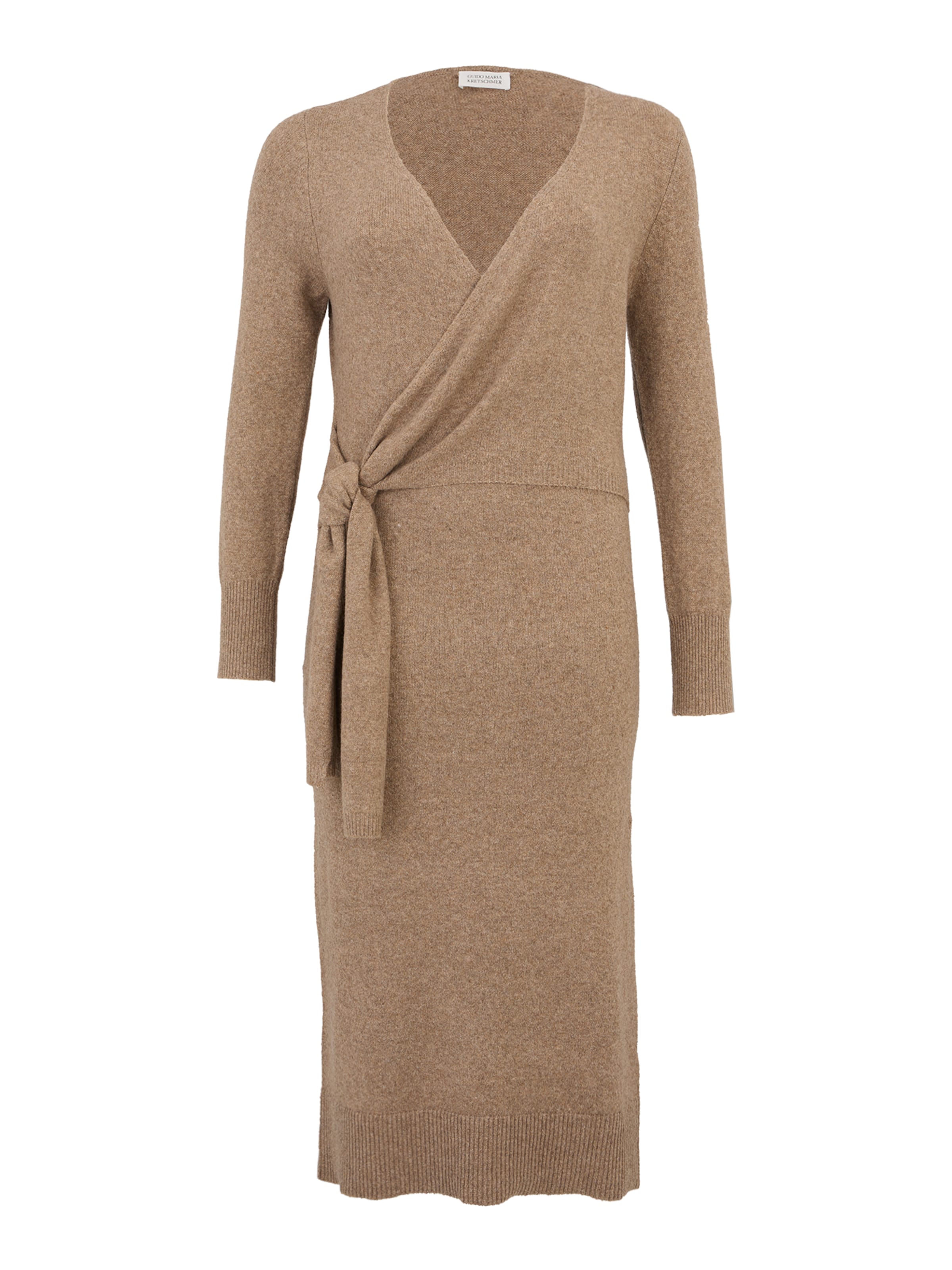 Abito in maglia 'Deborah' di Guido Maria Kretschmer Curvy in beige: frontale